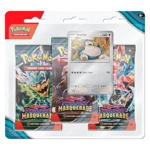 Pokemon Twilight Masquarade Snorlax 3-Pack Blister